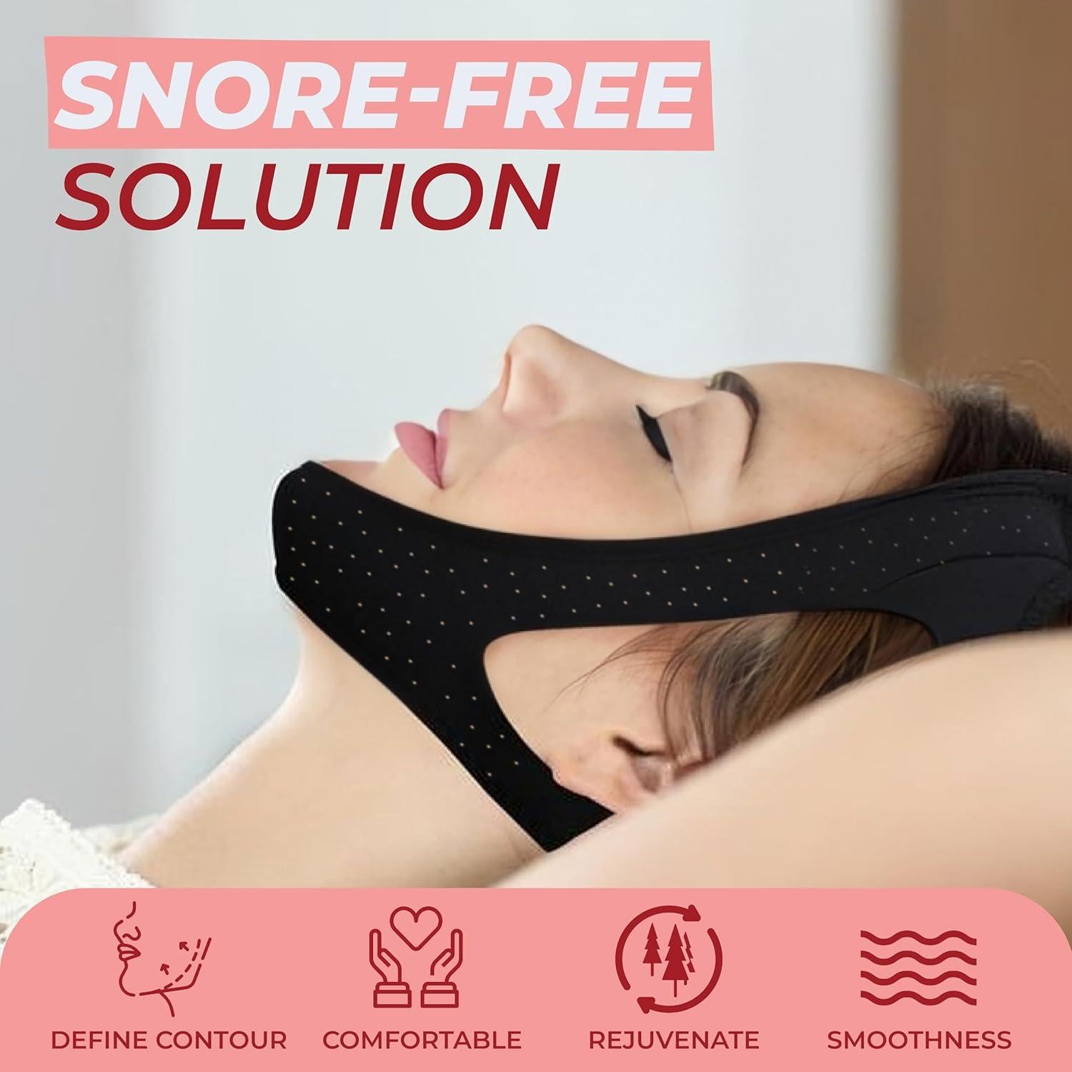 Correa para Barbilla Antironquidos Massner Ajustable Transpirable