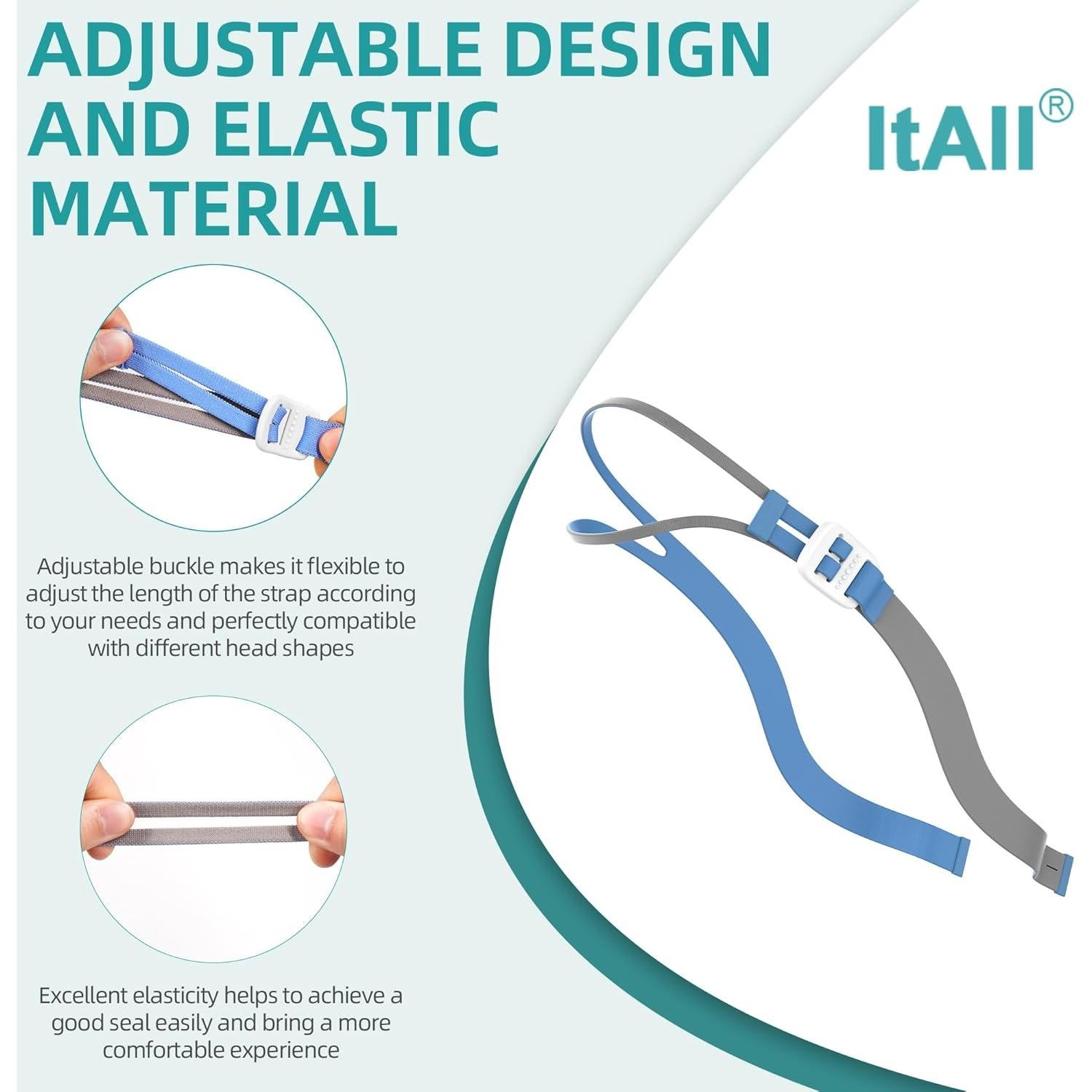 Juego de Reemplazo Airfit P10 ItAll - 2 Paquetes con Manguera