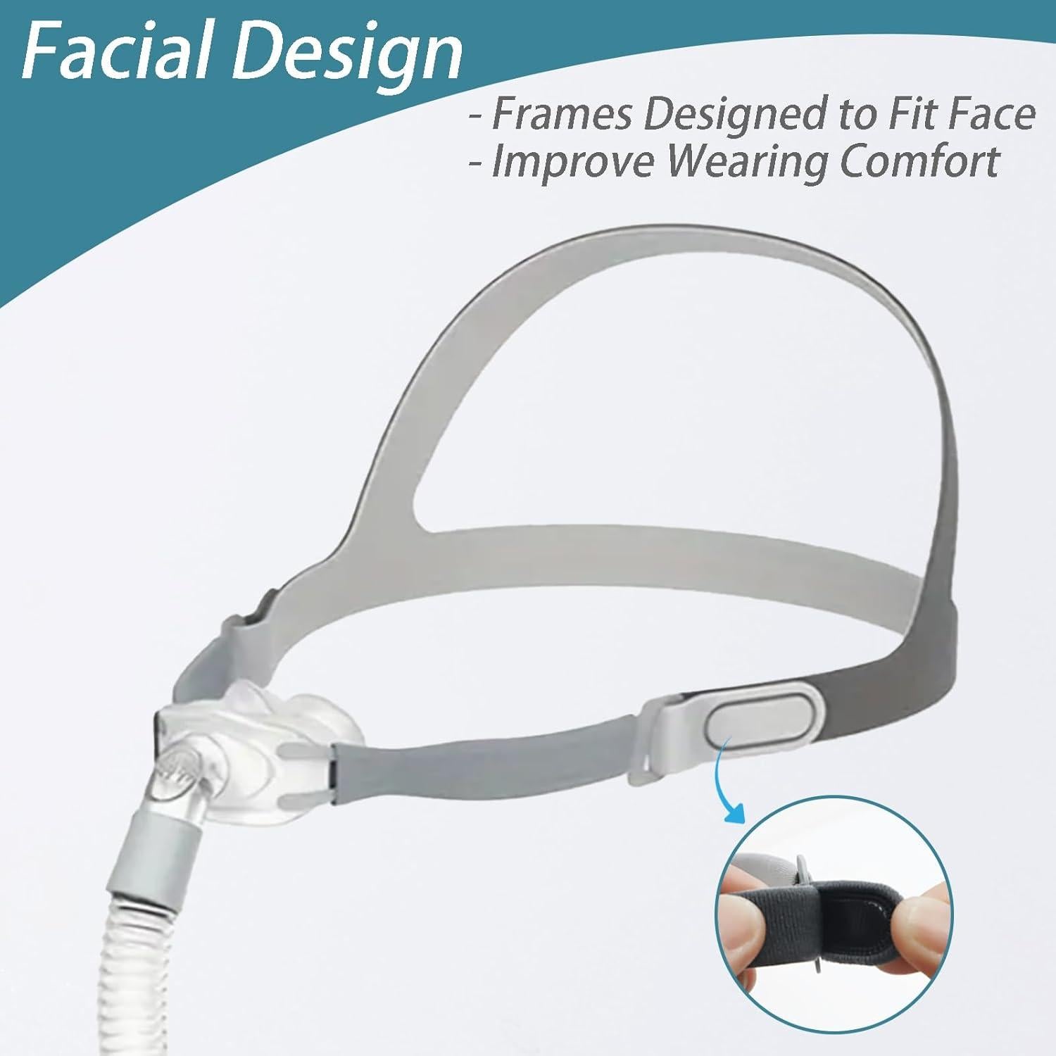 Kit Reemplazo Almohadilla Nasal CPAP H2SON S M L