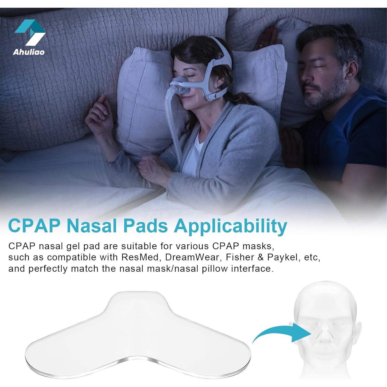Almohadillas Nasales CPAP Ahuliao Gel 10 Piezas Antifugas