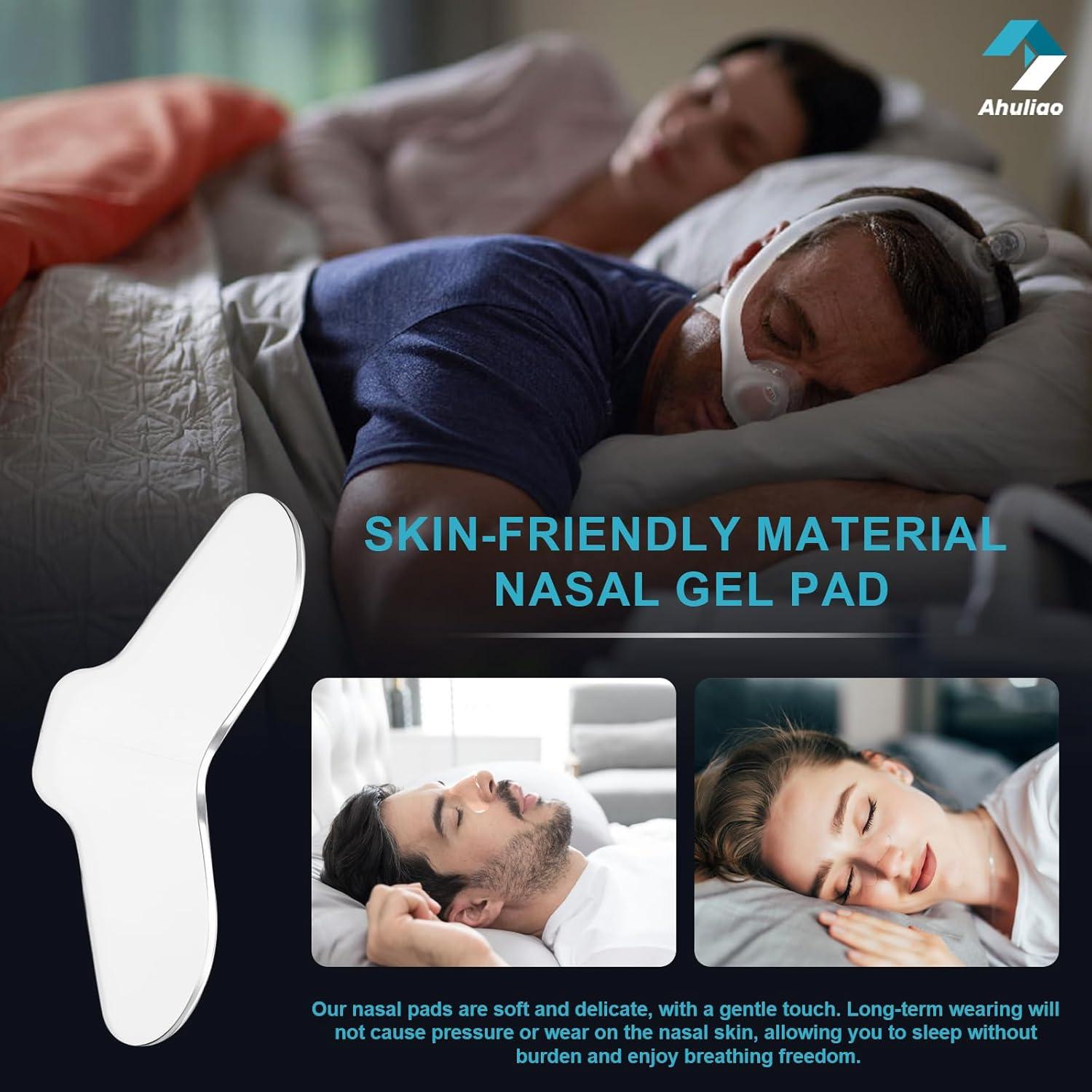 Almohadillas Nasales CPAP Ahuliao Gel 10 Piezas Antifugas