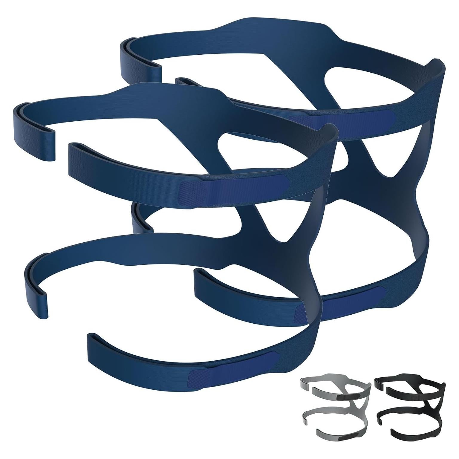 Cinta de Cabeza CPAP Universal Hersvin 2 Pack Azul