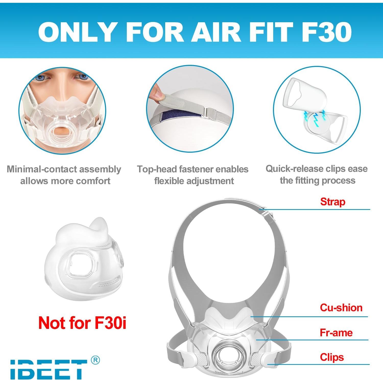 Kit de Reemplazo IBEET para F30 con Almohadilla y Accesorios