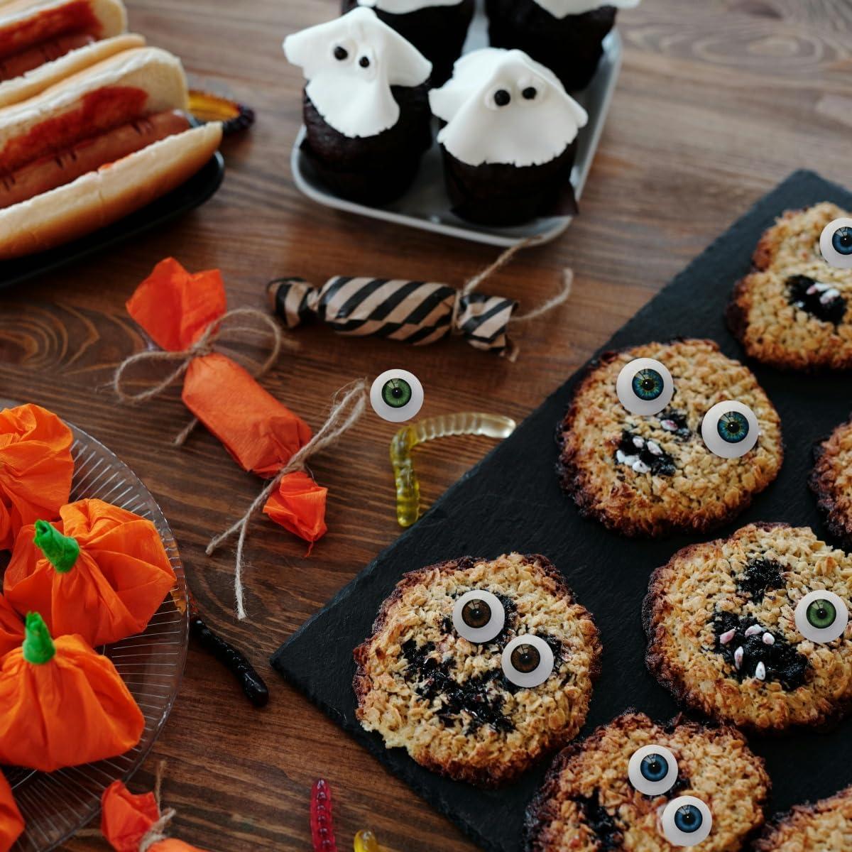 Ojos Acrílicos Realistas UUsave 24mm 4 Pares para Manualidades