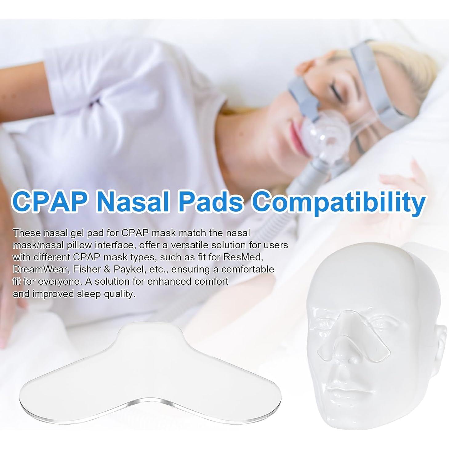Paquete de 10 Almohadillas Nasales Gel CPAP LEWEREST