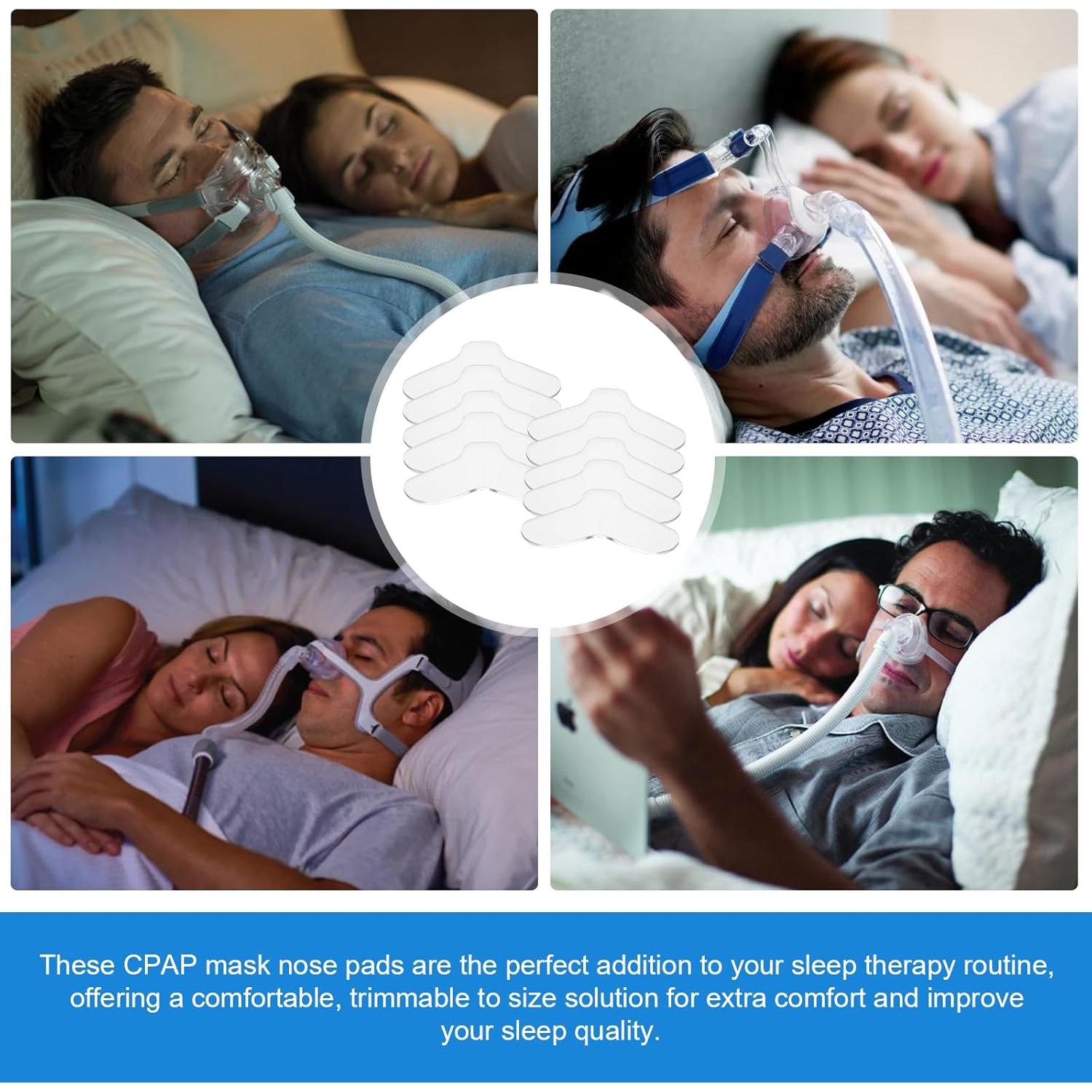 Paquete de 10 Almohadillas Nasales Gel CPAP LEWEREST