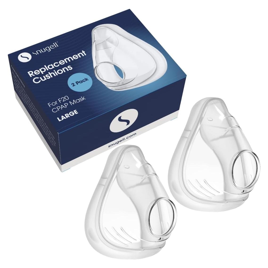 Cojines de Reemplazo Snugell para ResMed AirFit F20 - 2 Unidades