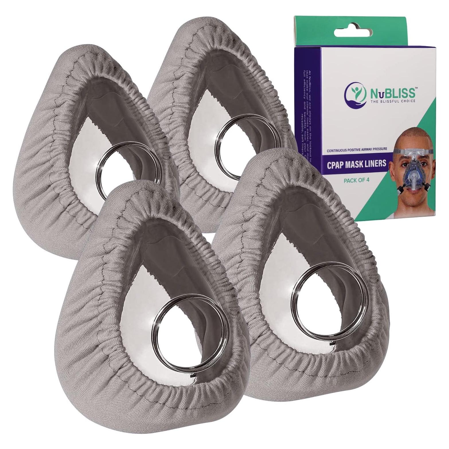 Forros de Máscara CPAP NuBliss - Paquete de 4 Lavables