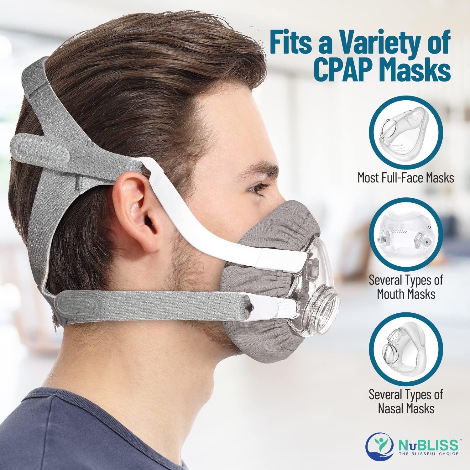 Forros de Máscara CPAP NuBliss - Paquete de 4 Lavables