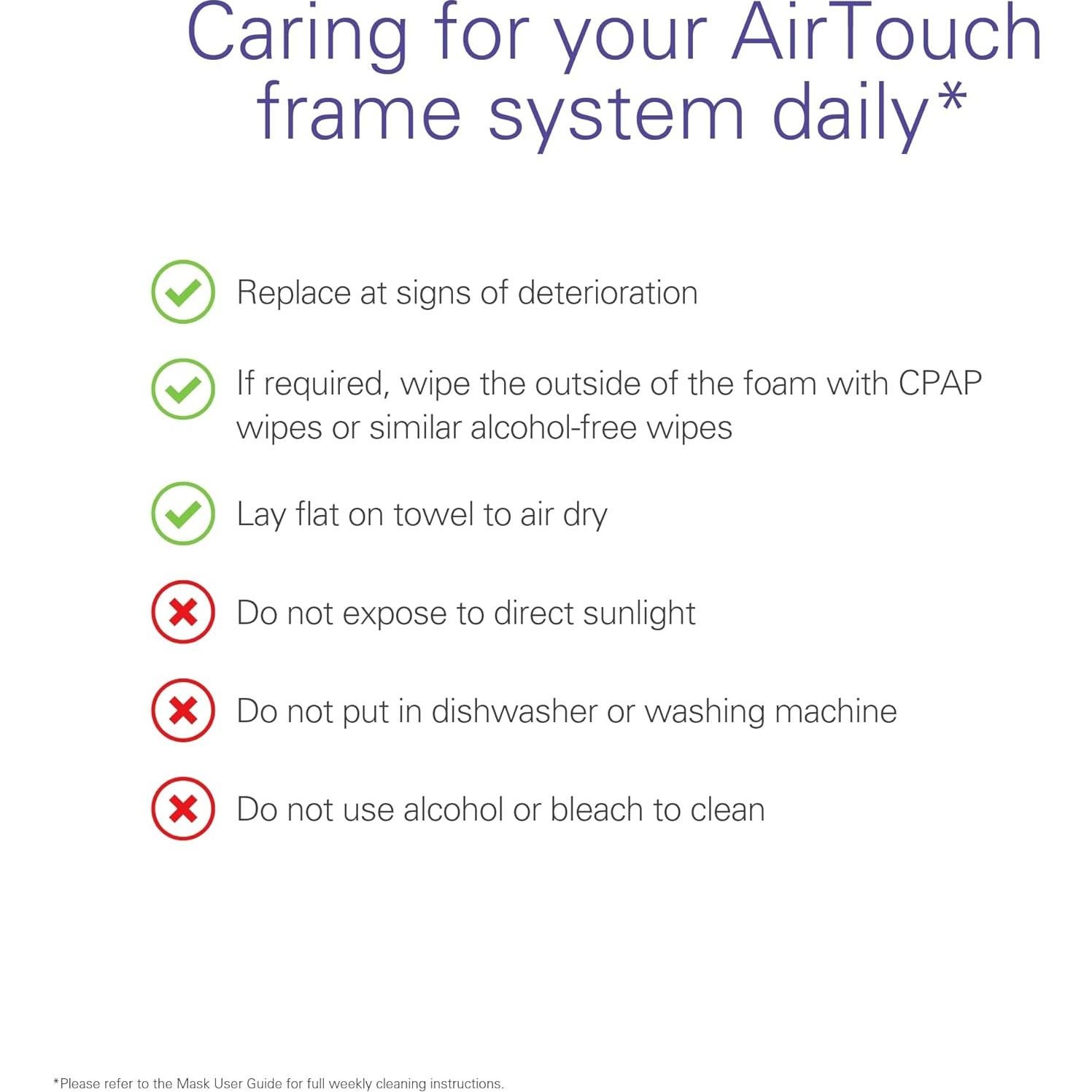 Máscara CPAP ResMed AirTouch N20 Cojín Nasal Pequeño