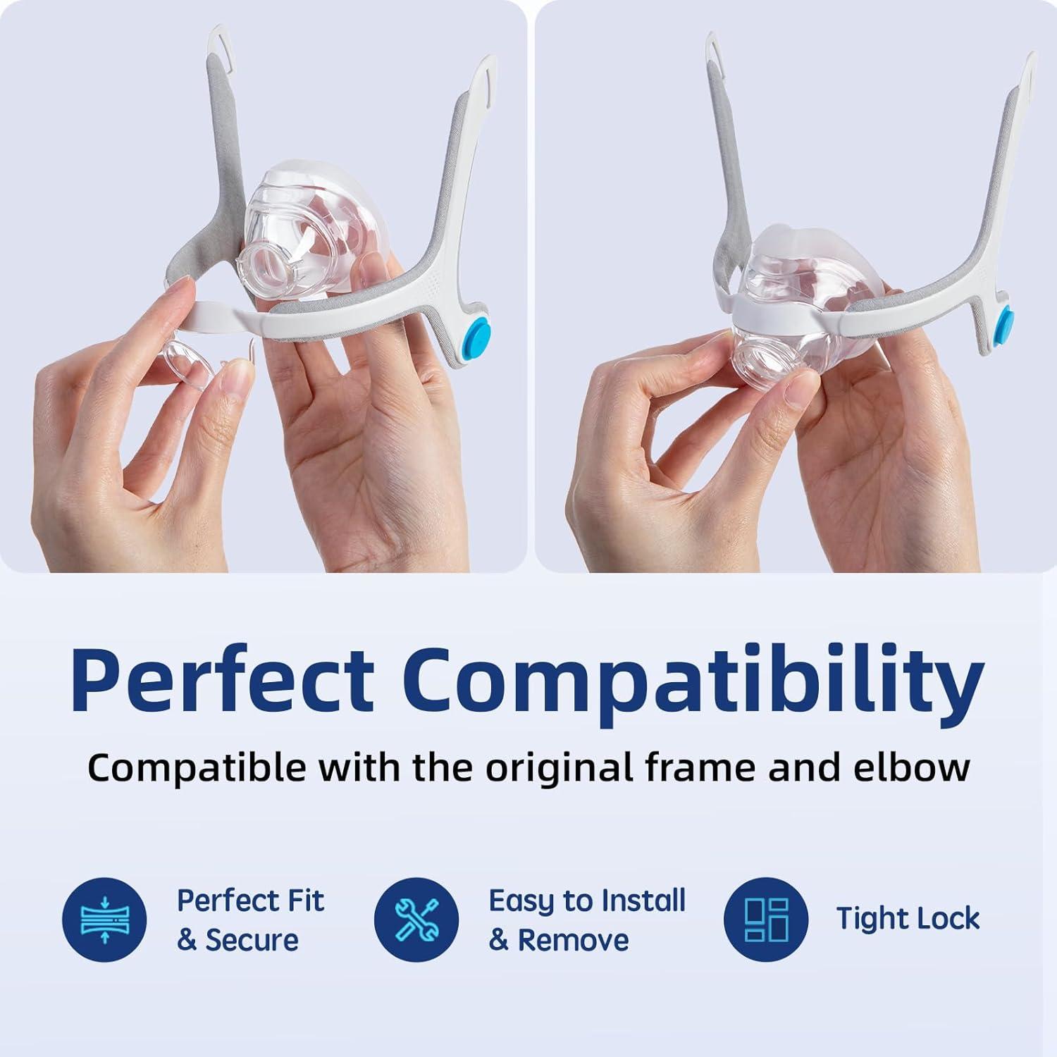 Cojín Nasal ResMed AirFit N20 Mediano 1-Pack Silicona