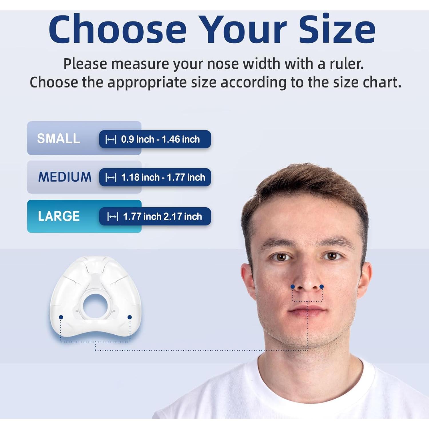 Cojín Nasal ResMed AirFit N20 Mediano 1-Pack Silicona