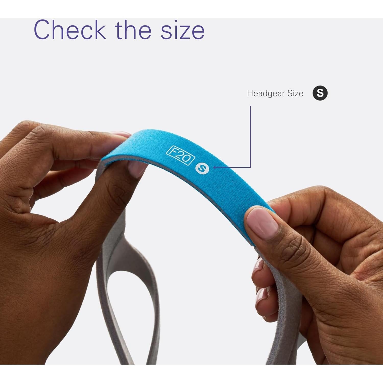 Correa de Reemplazo CPAP ResMed AirFit F20/AirTouch F20 - Azul