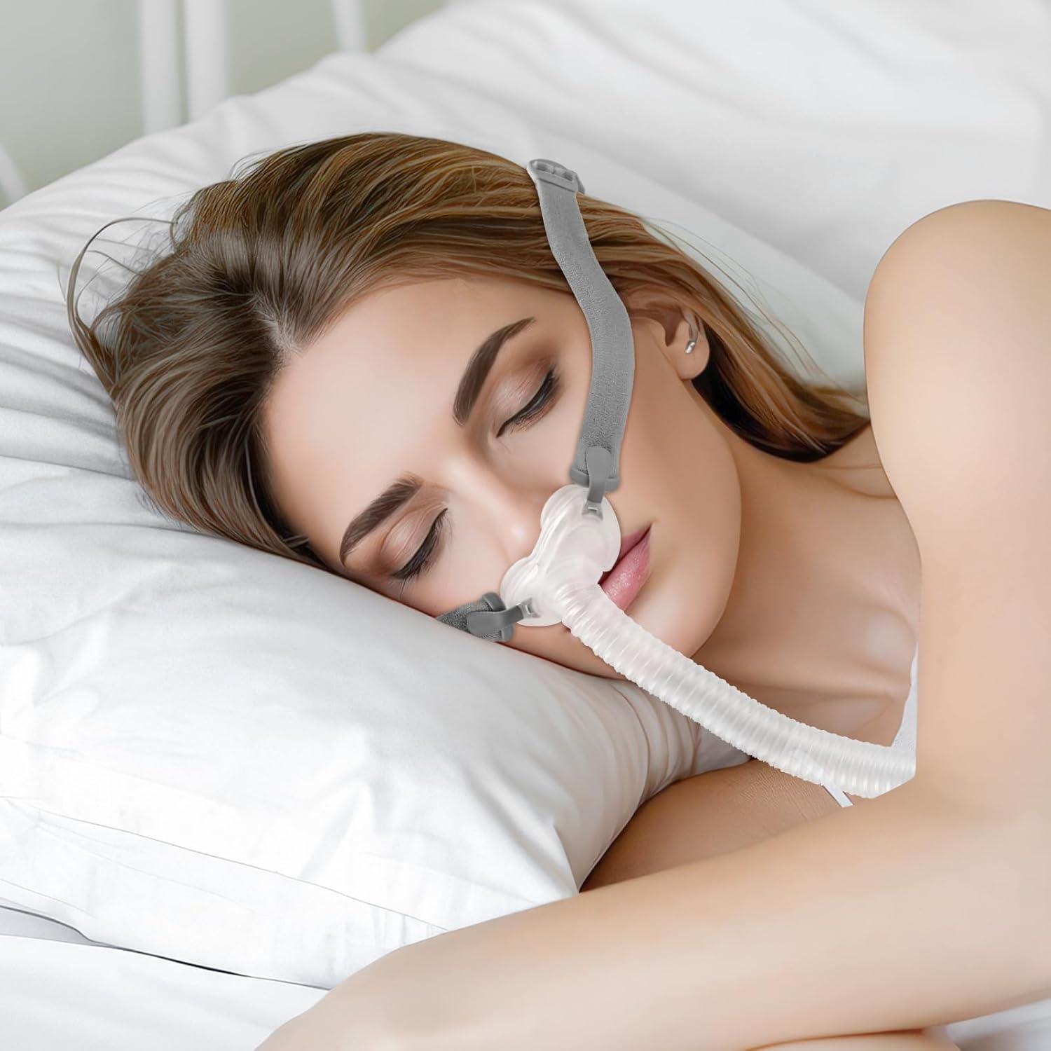 Nasal Pillow Cushion for AirFit P10 Medium - 2 Packs Optimized Comfort & Secure Seal Mask Cushions Compatible with Original Airfit P10 Frame, Replacement CPAP Supplies(M)