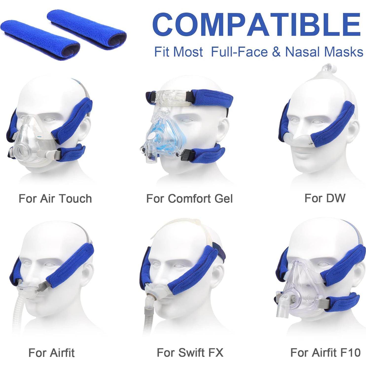 Paquete de 8 fundas para correas de cabeza CPAP Medihealer