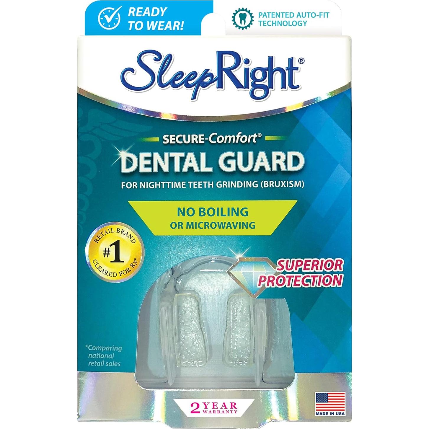 Protector Dental SleepRight SRNG para Bruxismo - Ajuste Seguro