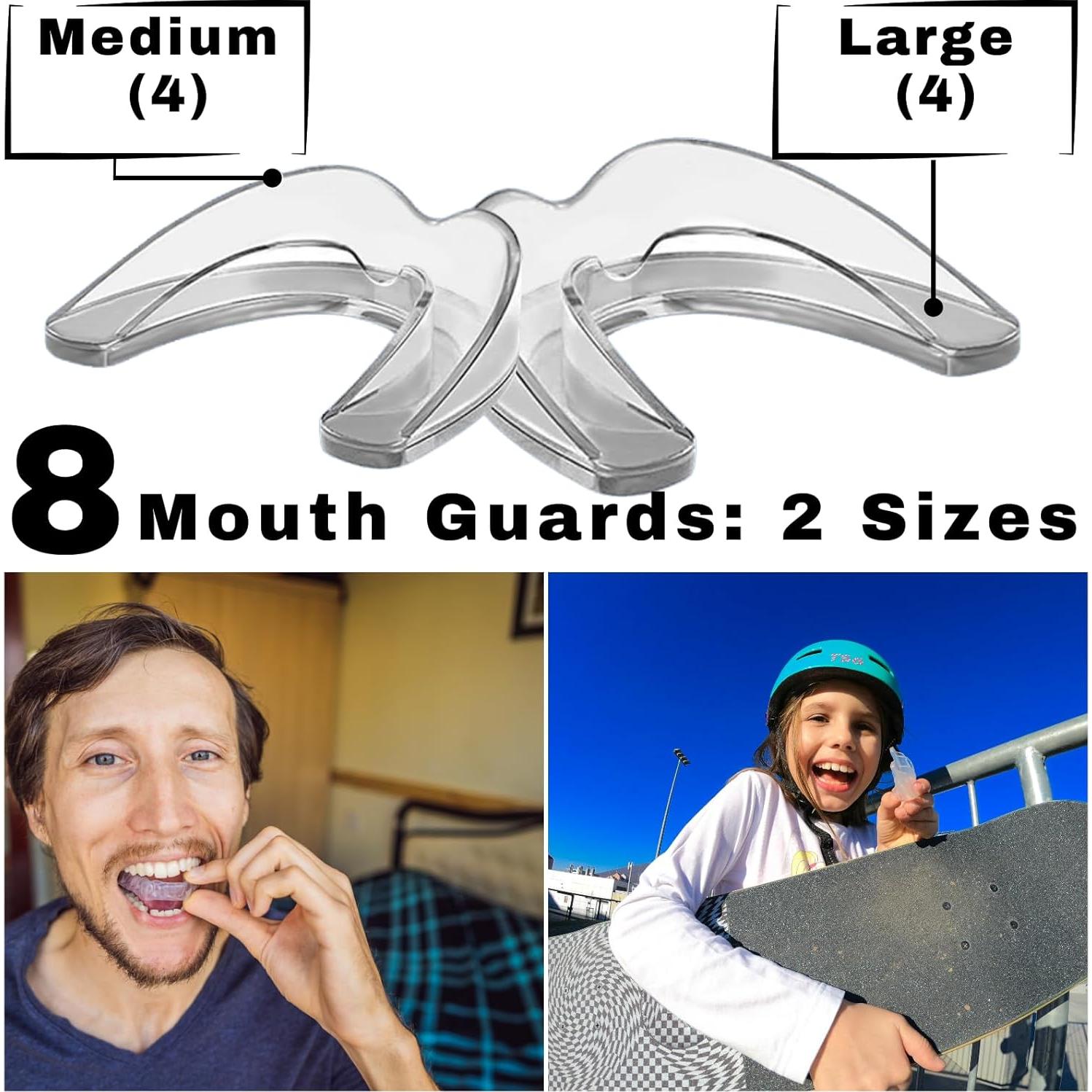 Protector Bucal Lumeeno para Rechinar Dientes - 8 Piezas