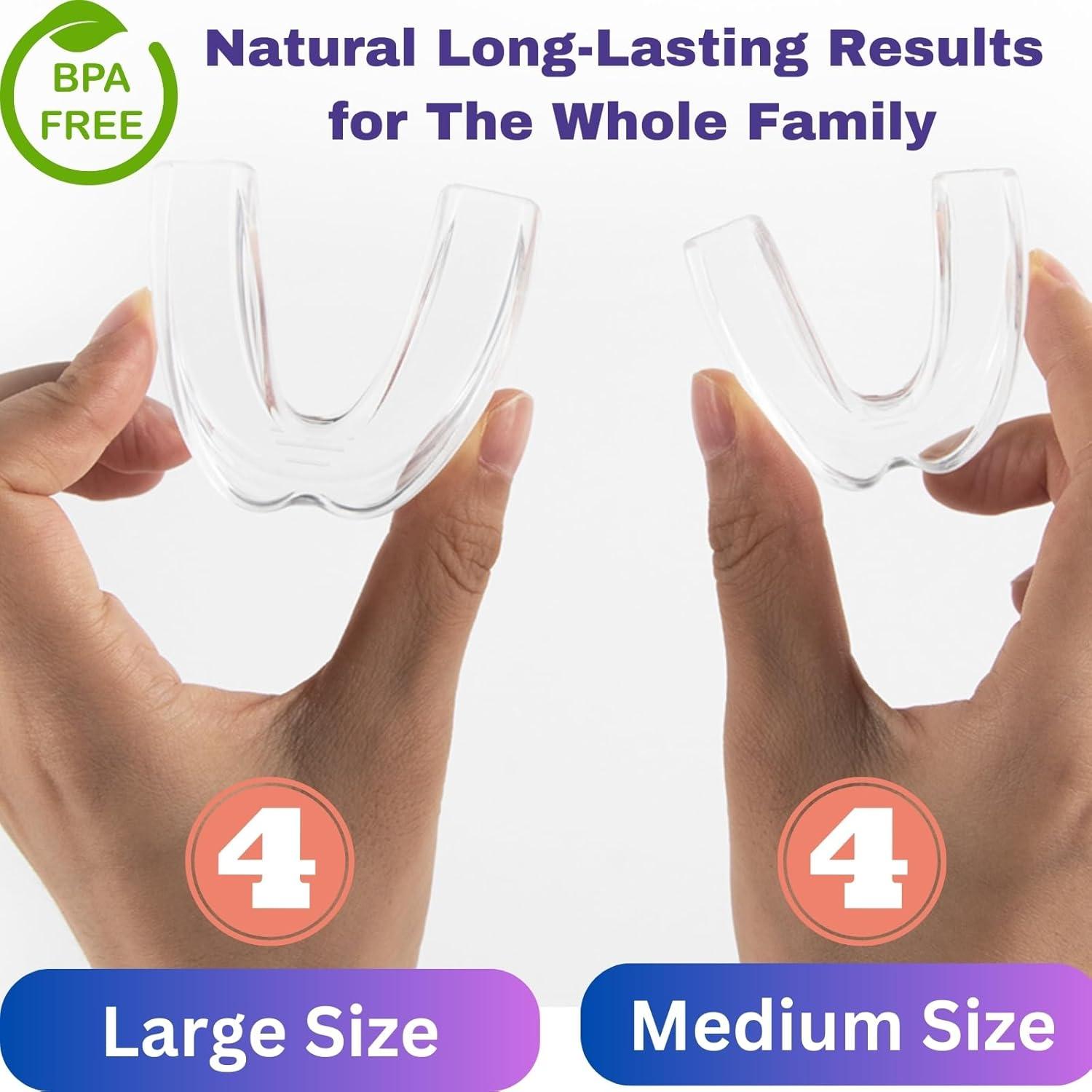 Protector Bucal Lumeeno para Rechinar Dientes - 8 Piezas