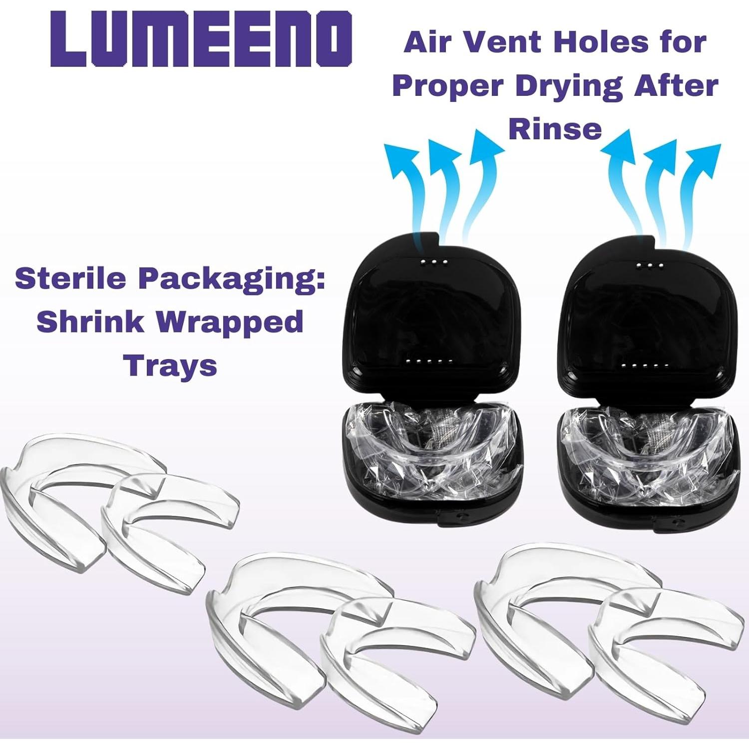 Protector Bucal Lumeeno para Rechinar Dientes - 8 Piezas