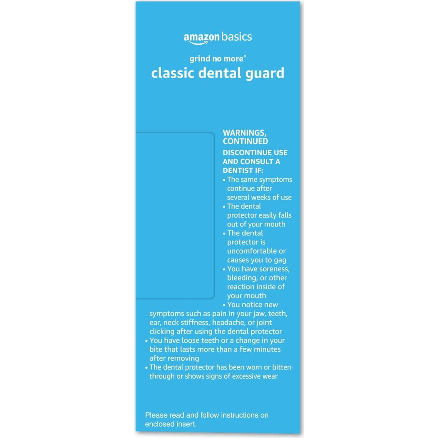 Protectores Dentales Amazon Basics 2 Piezas Ajustables