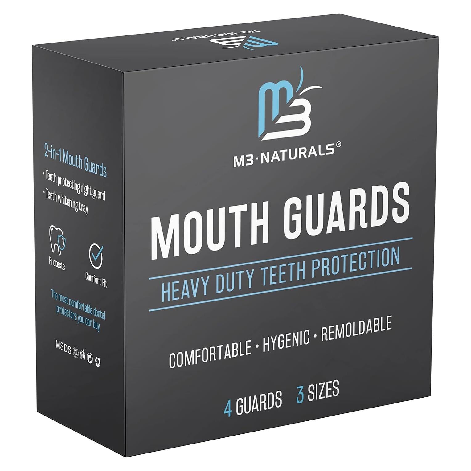 Protector Bucal M3 Naturals para Bruxismo y Apretar Dientes