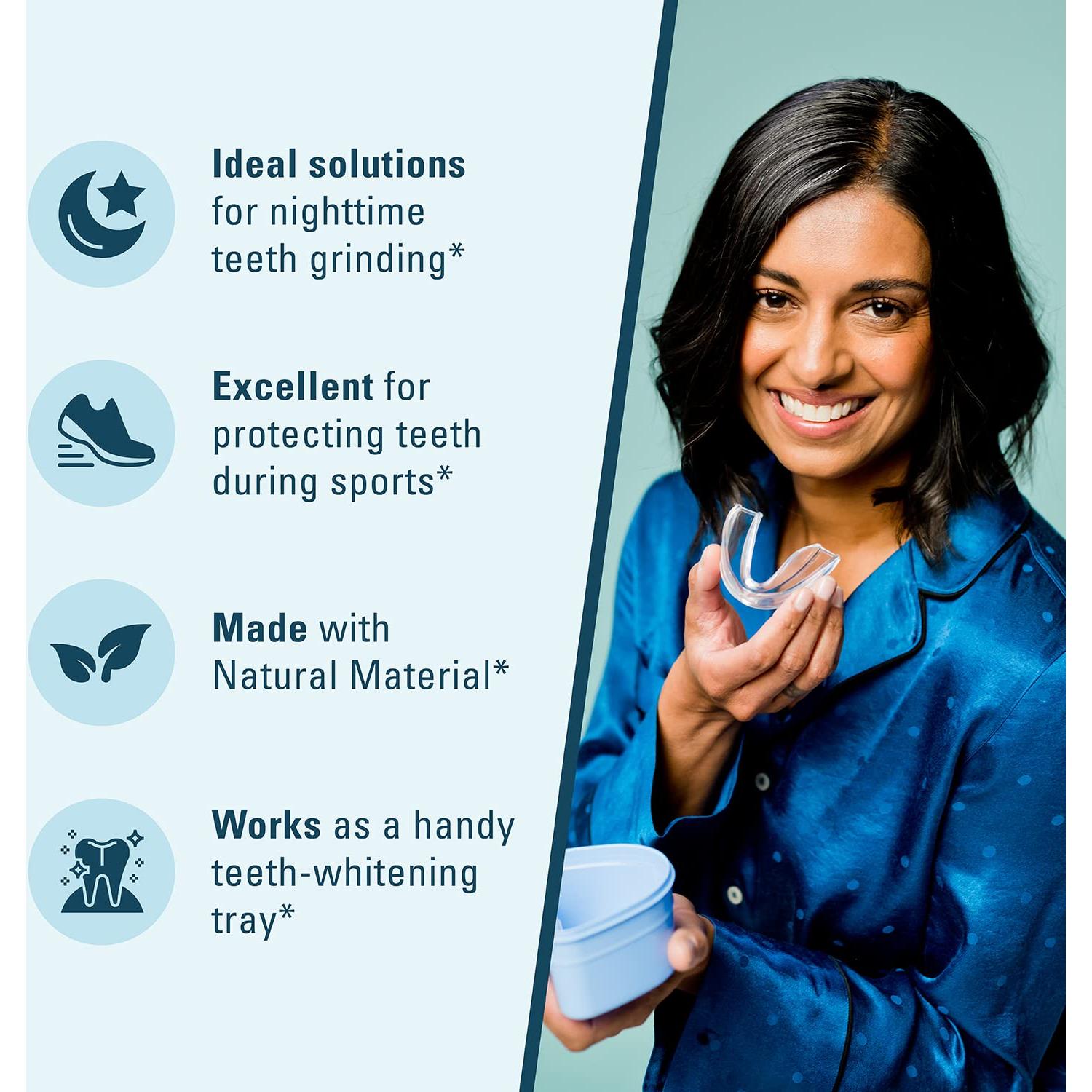 Protector Bucal M3 Naturals para Bruxismo y Apretar Dientes