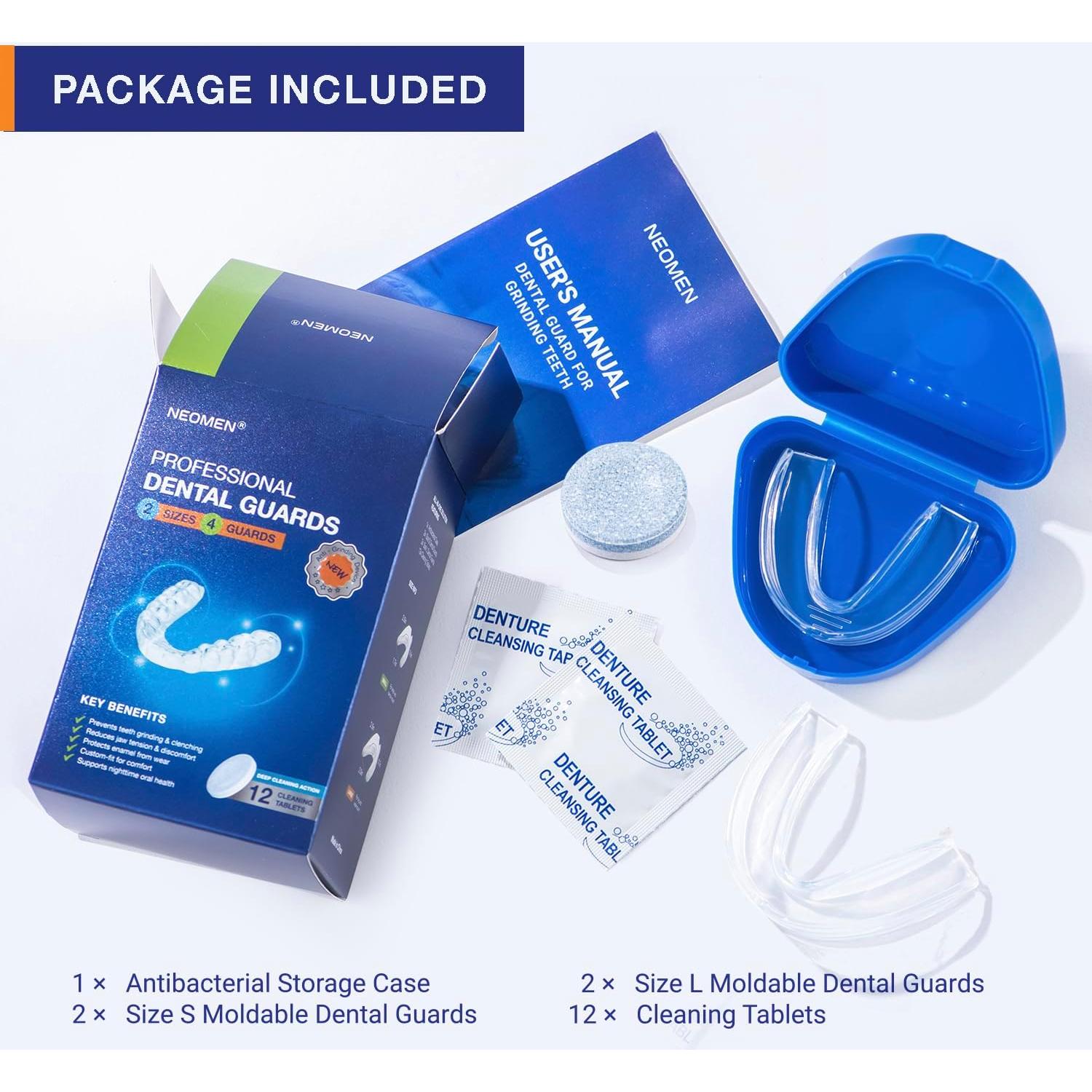 Protector Bucal Moldable Neomen para Rechinar Dientes - 4 Pzs