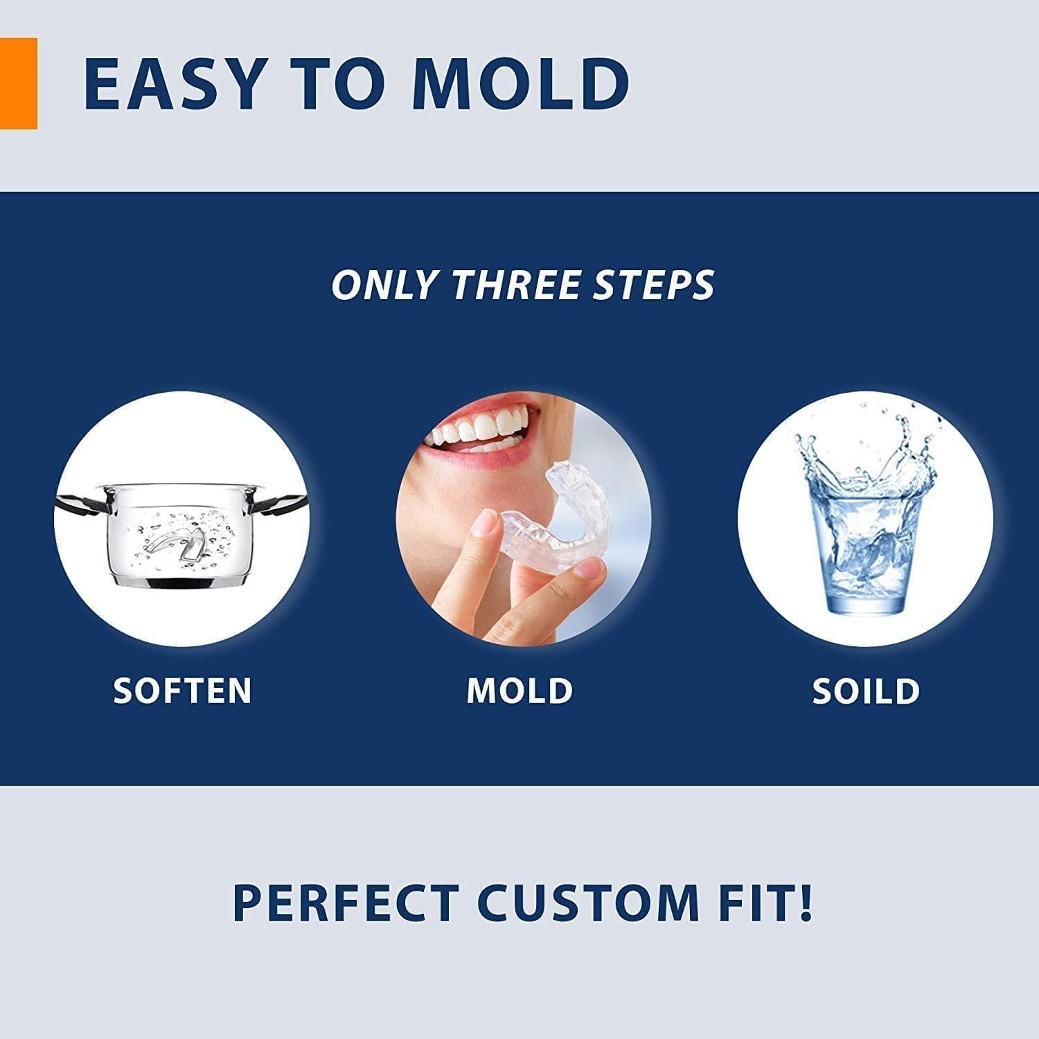 Protector Bucal Moldable Neomen para Rechinar Dientes - 4 Pzs