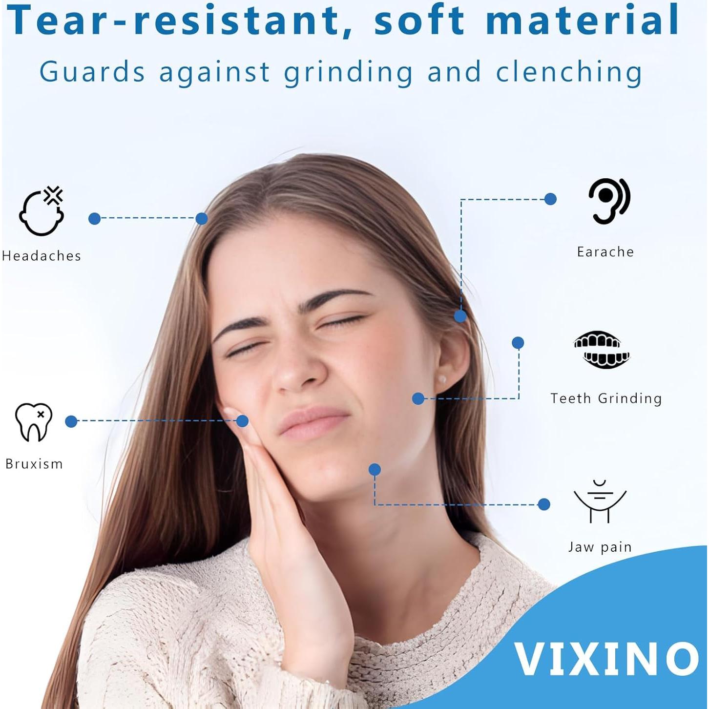 Protector Bucal Nocturno Vixino Reutilizable 4 Piezas