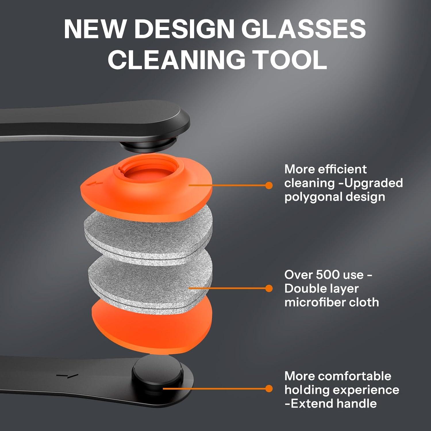 Kit de Limpieza de Gafas Maxsure 8 en 1 Antivaho 24H