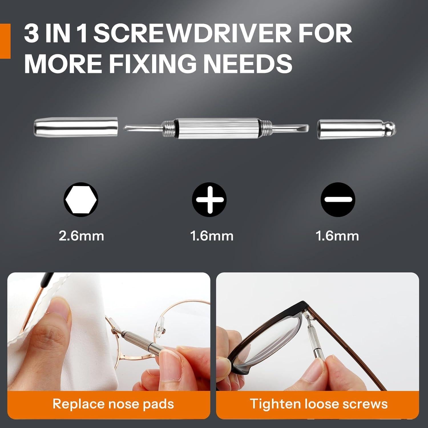 Kit de Limpieza de Gafas Maxsure 8 en 1 Antivaho 24H