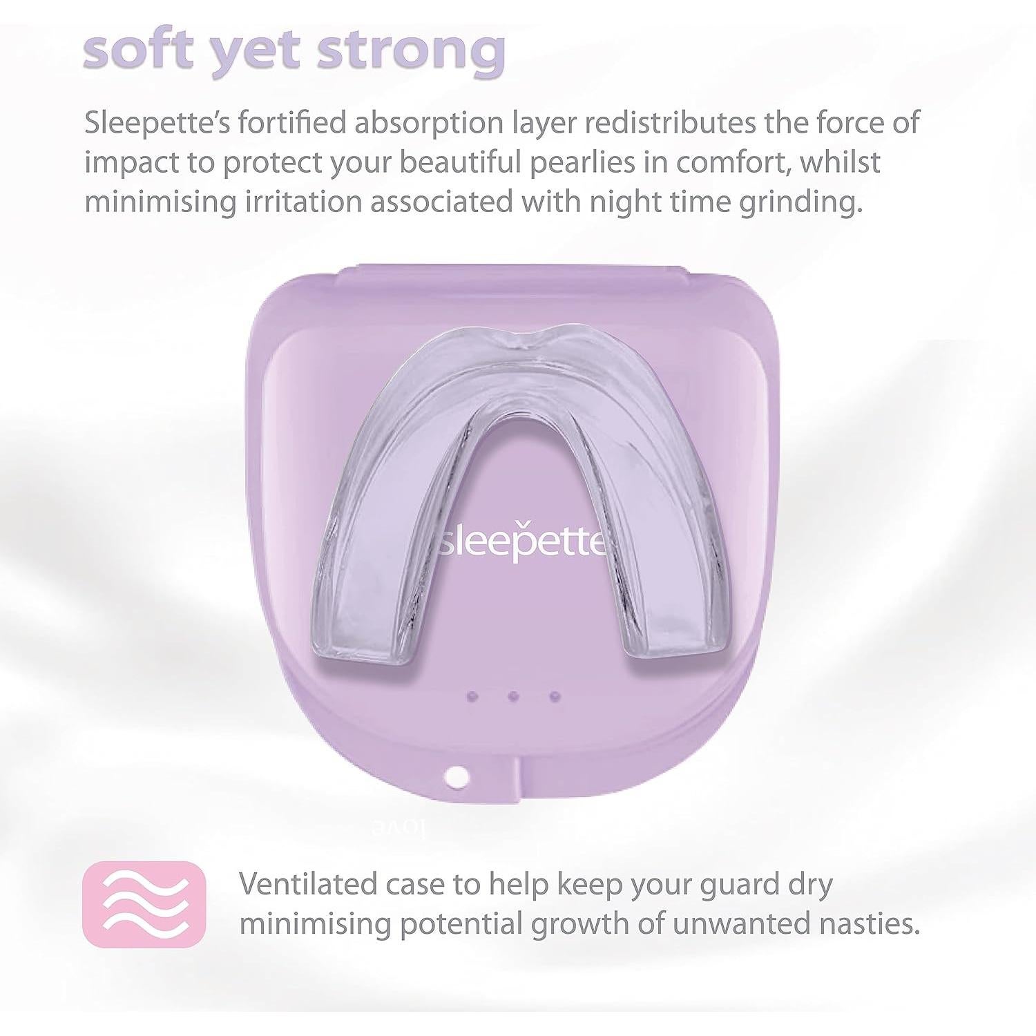 Protector Bucal Nocturno Sleepette para Bruxismo - 4 Unidades