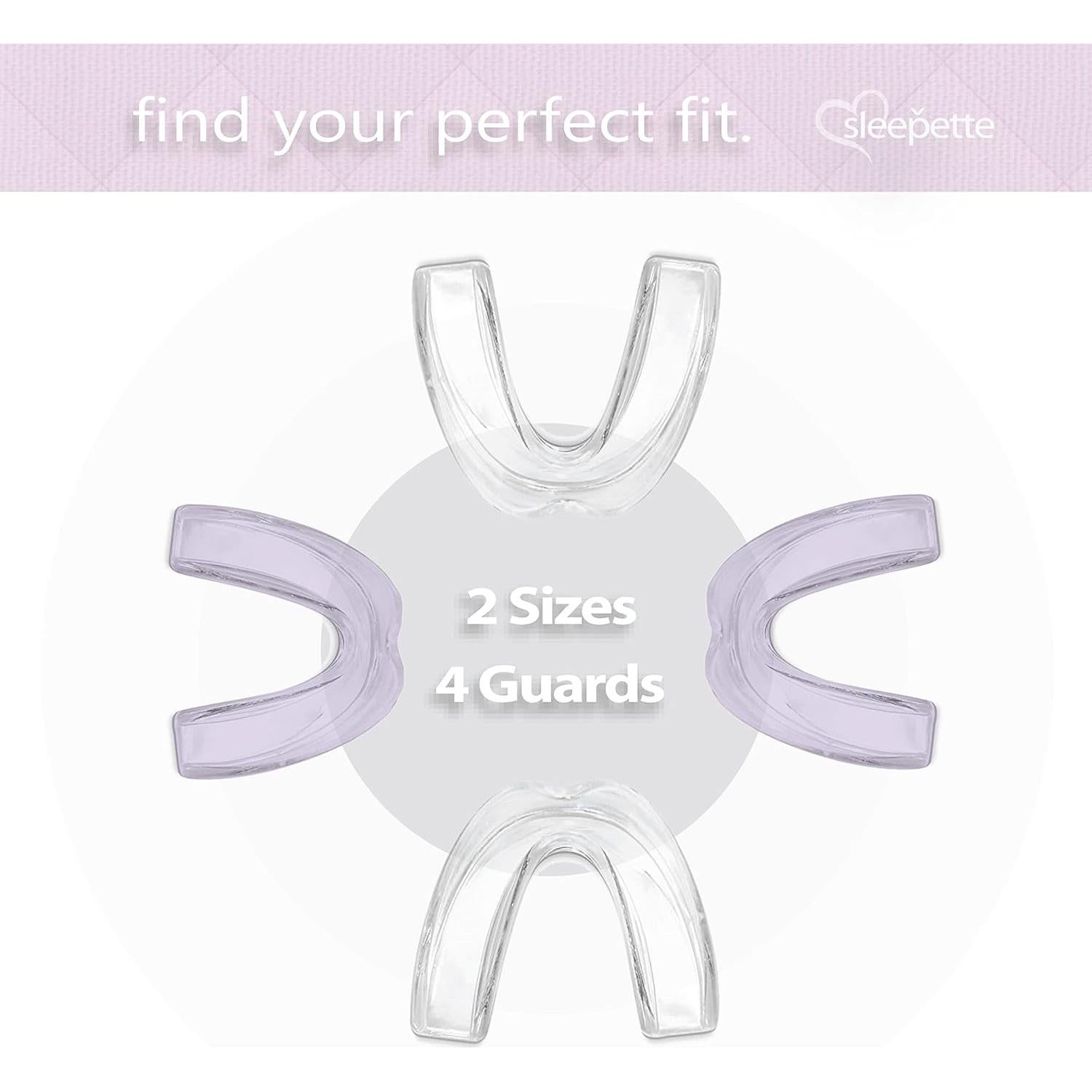 Protector Bucal Nocturno Sleepette para Bruxismo - 4 Unidades