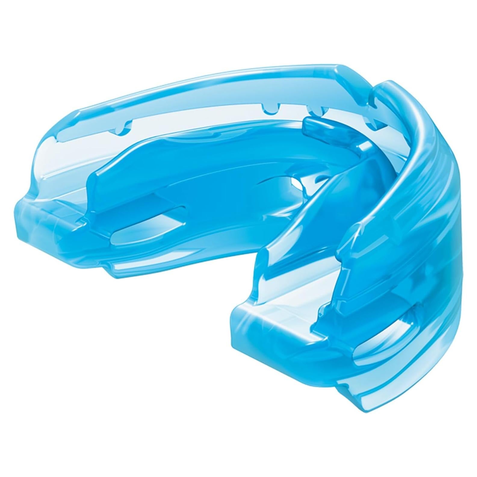 Guardia Bucal Doble Shock Doctor 4300 para Frenos Azul