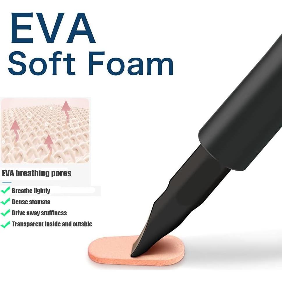 Almohadillas para nariz de gafas Festful 20 pares 16x8mm piel