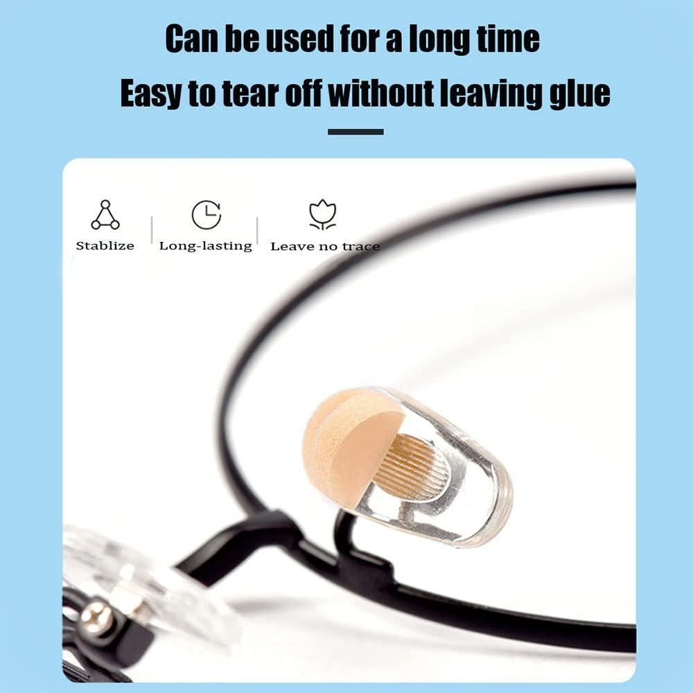 Almohadillas para nariz de gafas Festful 20 pares 16x8mm piel