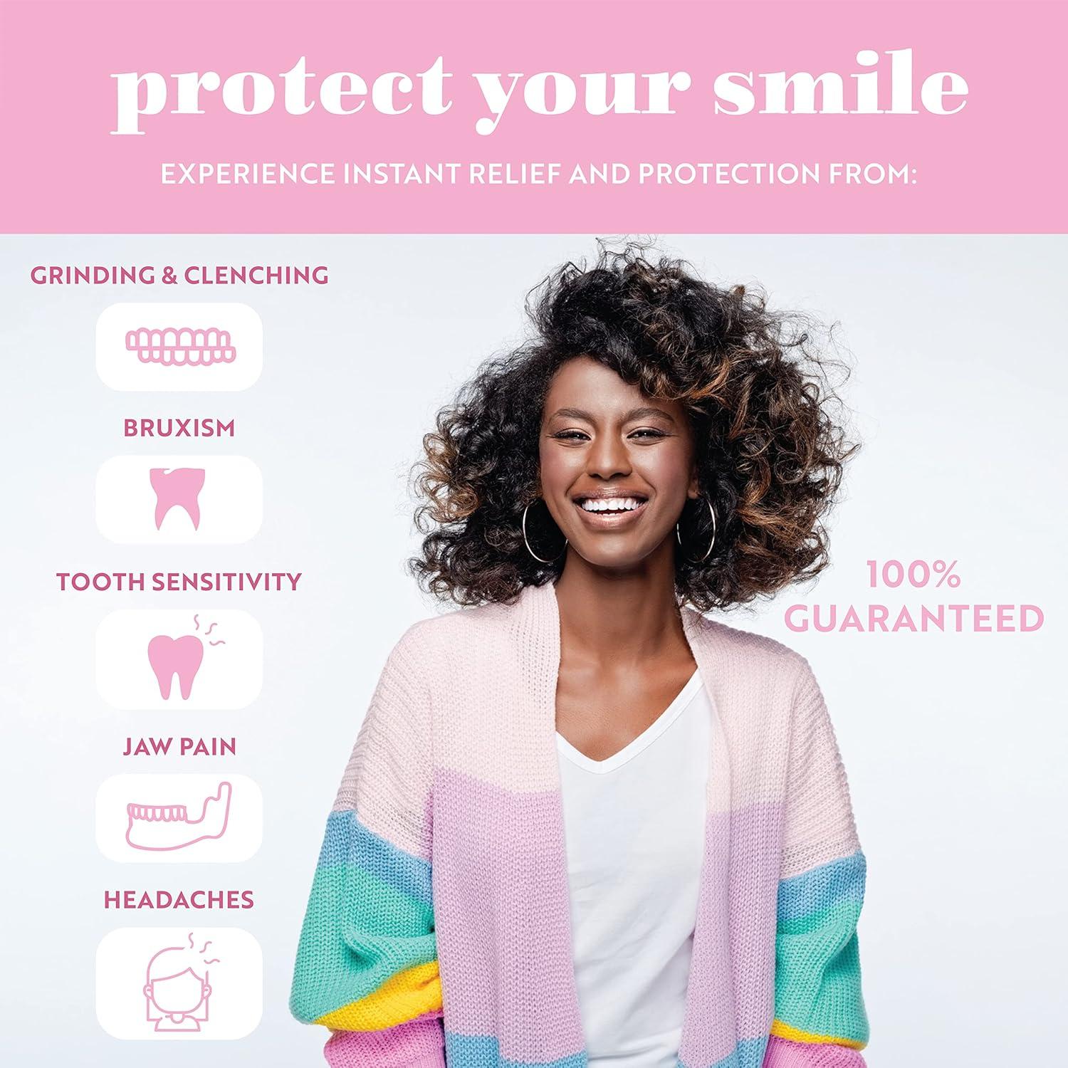 Protectores Bucales Sleep Peachy para Bruxismo - 2 Pzs Rosa