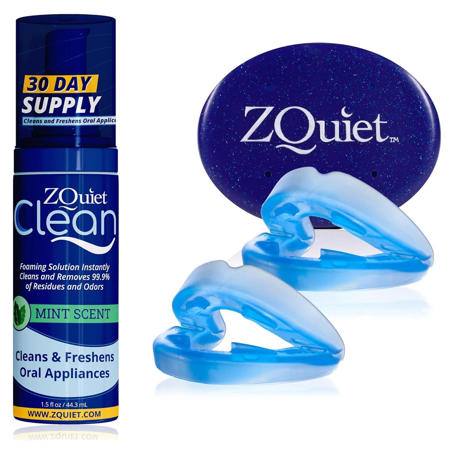 Dispositivo Bucal Antironquido ZQuiet + Limpiador 44ml