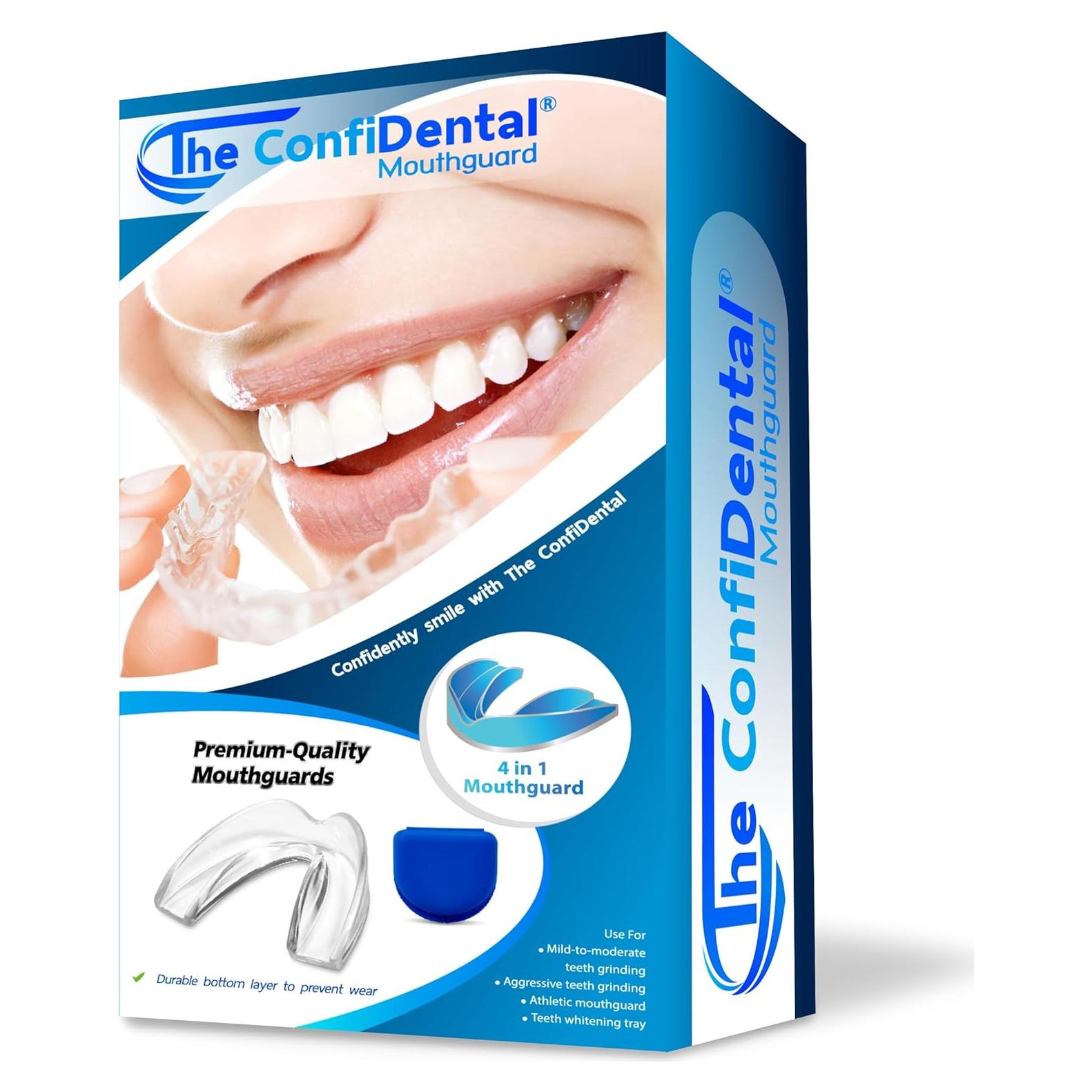 Paquete 3 Protectores Bucales Moldables ConfiDental Azul