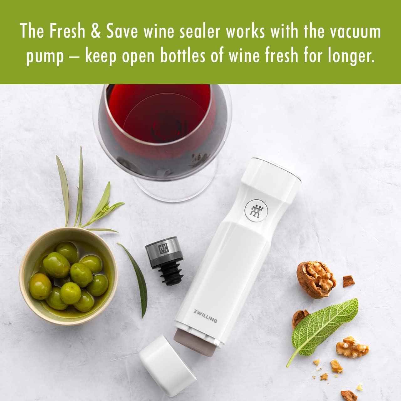 Sellador de Vino ZWILLING Fresh & Save 3 Piezas Acero Inoxidable