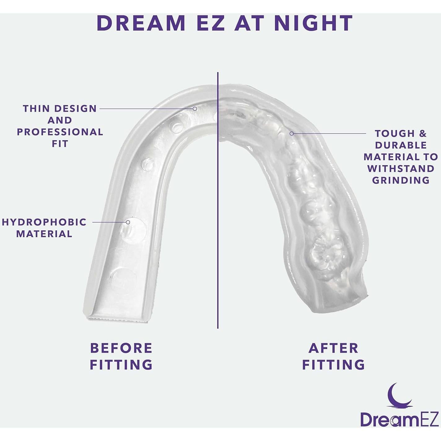 Protector Bucal DreamEZ Anti Bruxismo Ajustable 1 Paquete