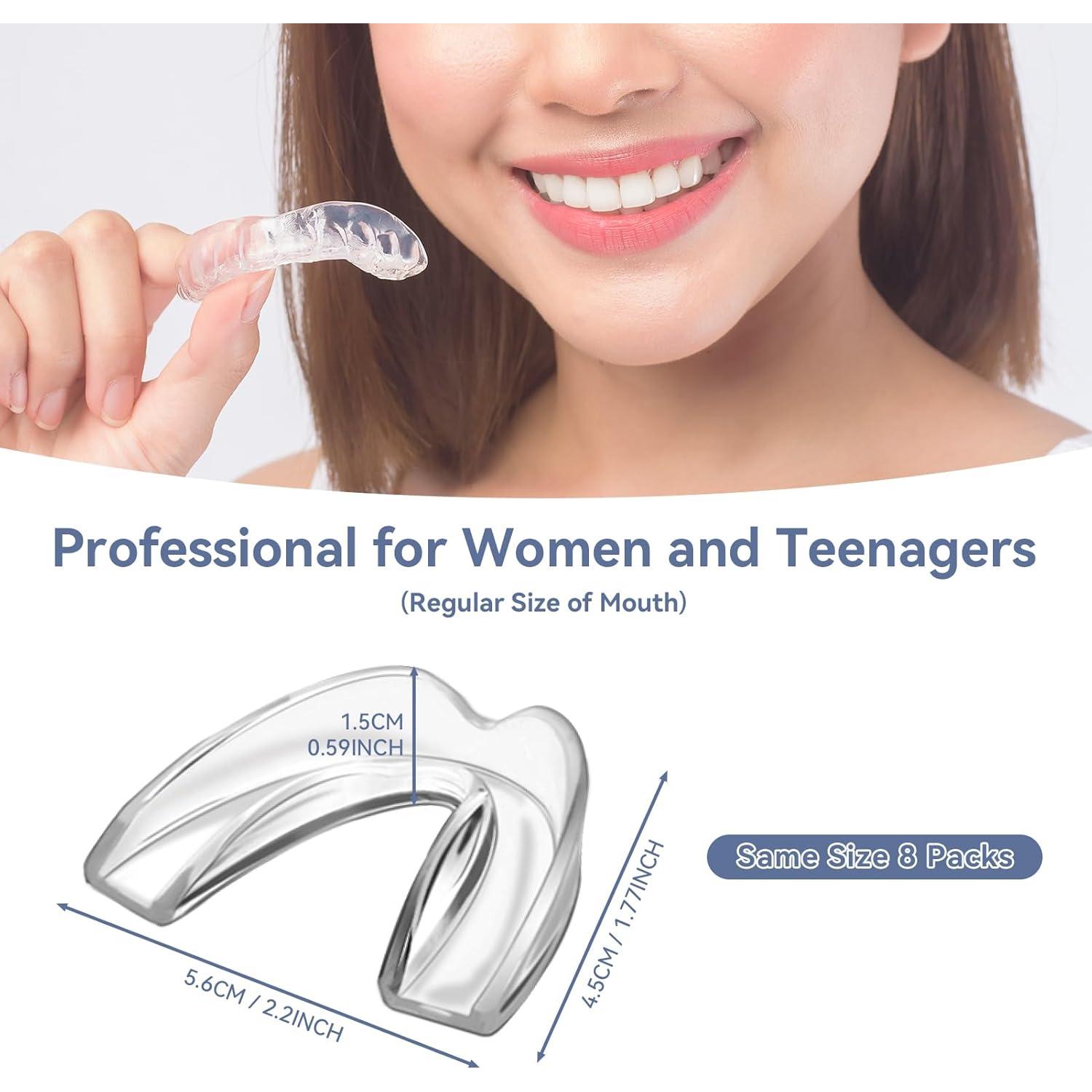 Protector Bucal Mediano Mictaning para Bruxismo - 8 Piezas