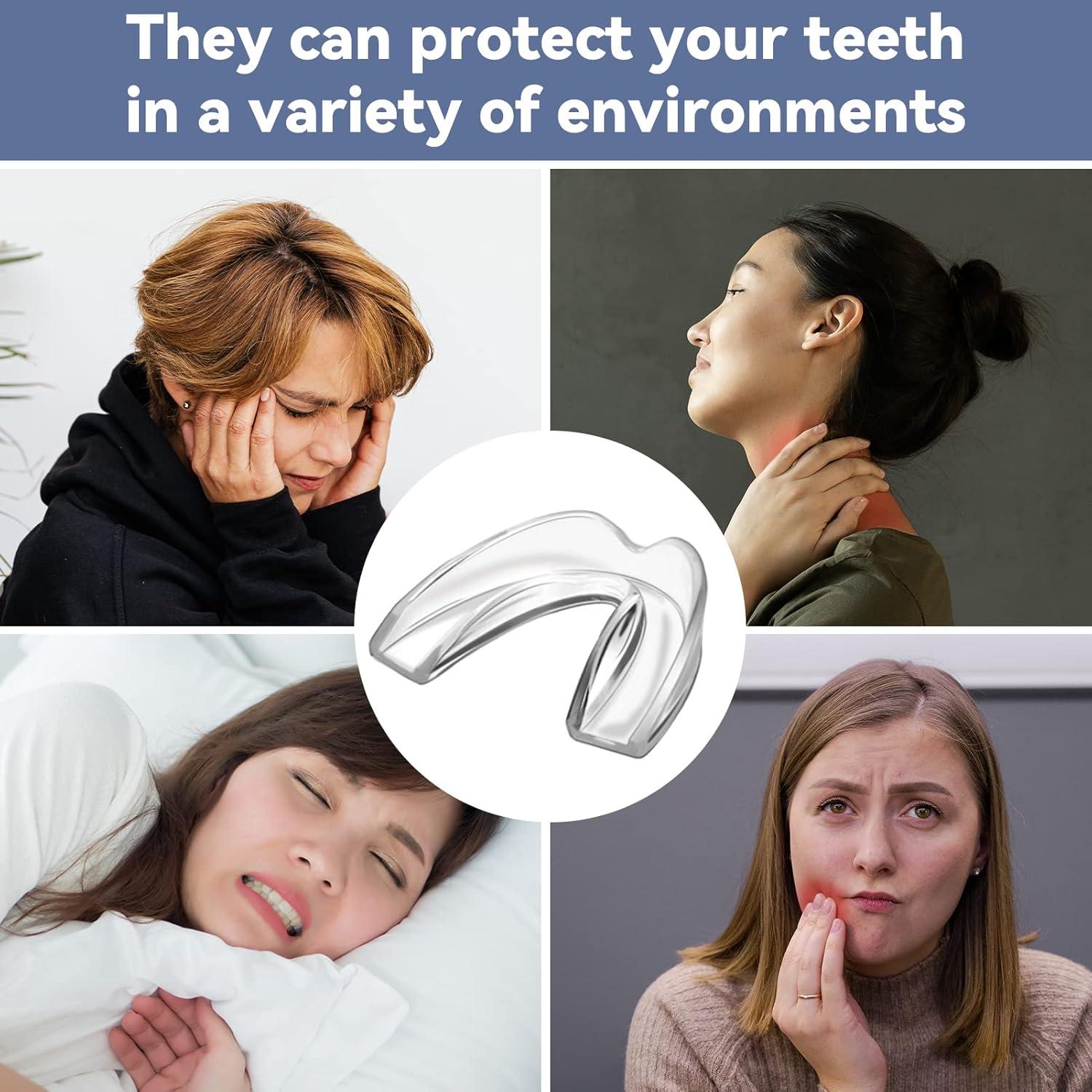 Protector Bucal Mediano Mictaning para Bruxismo - 8 Piezas