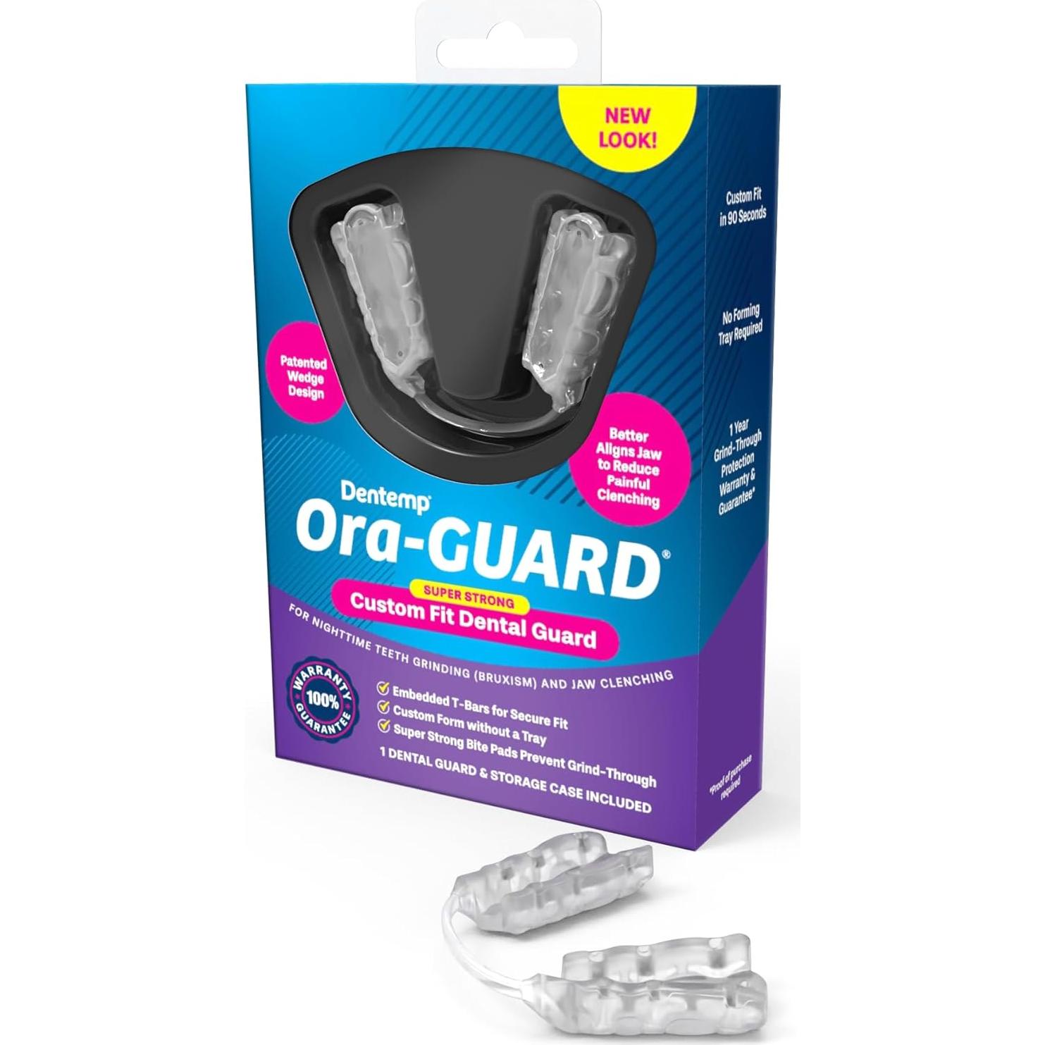 Protector Dental Personalizado Dentemp Ora-GUARD para Bruxismo - Paquete de Dos