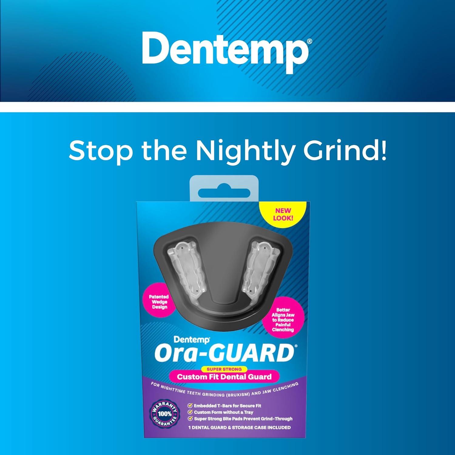 Protector Dental Personalizado Dentemp Ora-GUARD para Bruxismo - Paquete de Dos