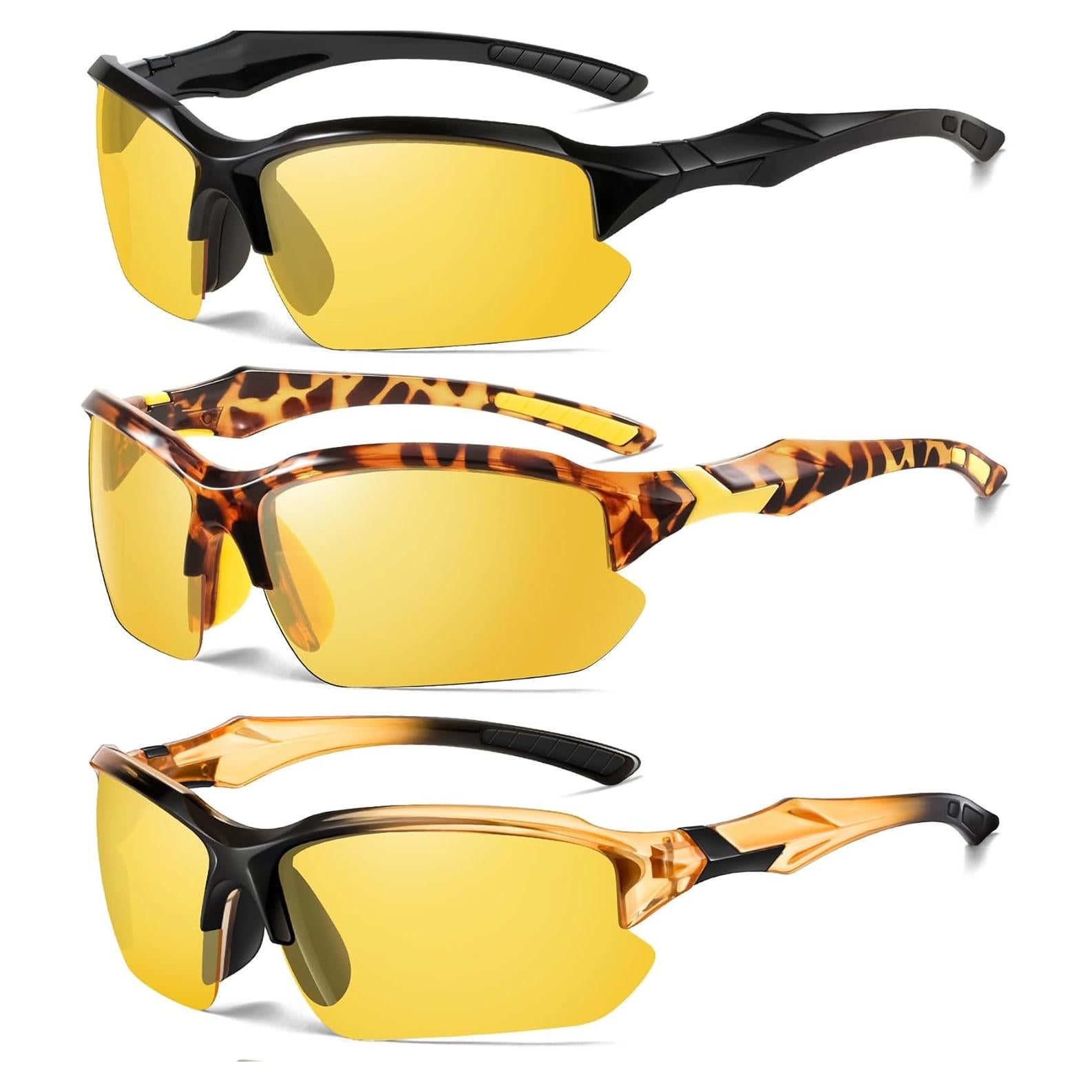 Gafas de Visión Nocturna Polarizadas 3 en 1 para Hombres