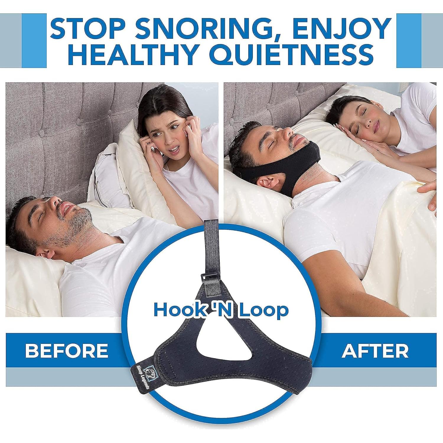 Correa Anti Ronquidos Sleep Legends Ajustable para CPAP