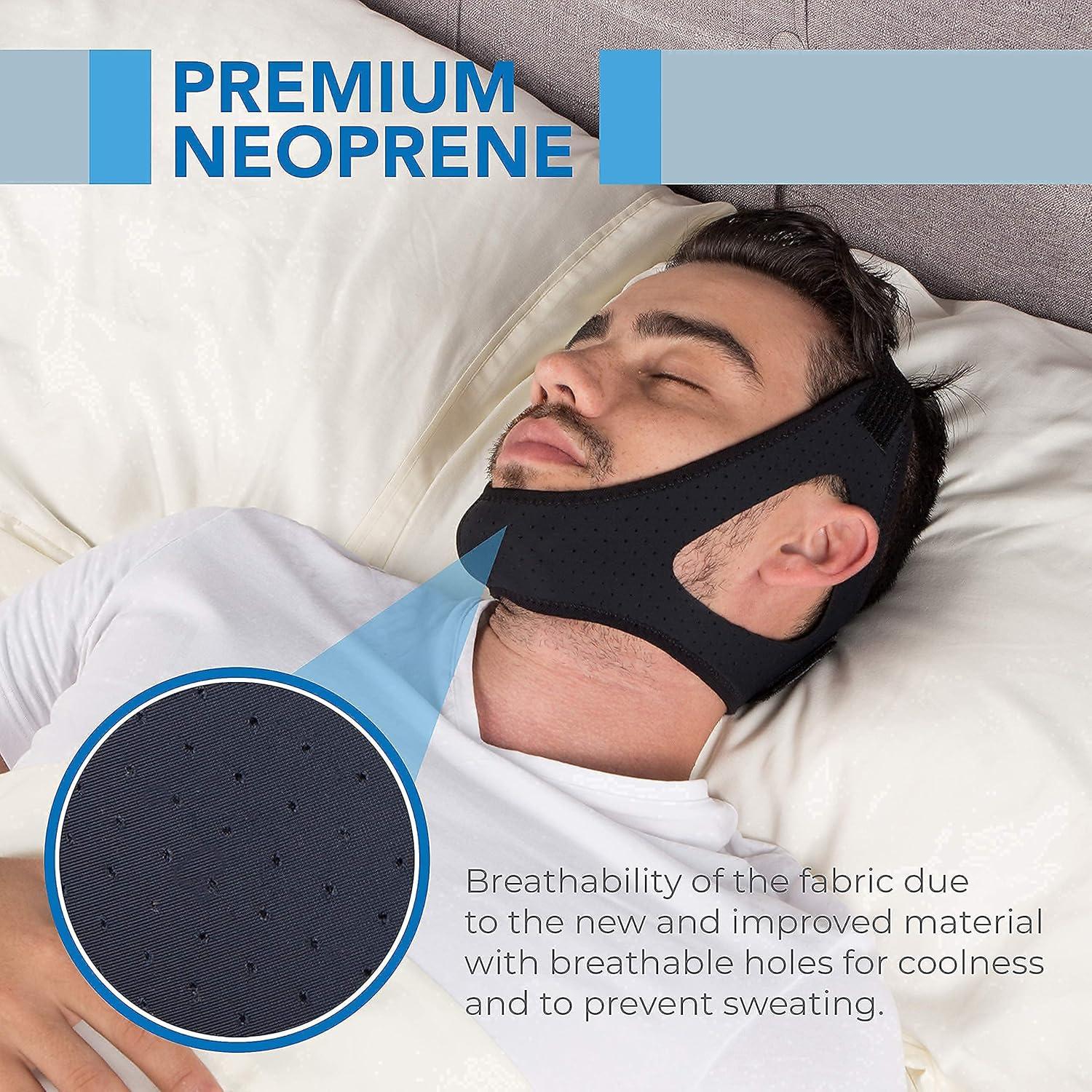 Correa Anti Ronquidos Sleep Legends Ajustable para CPAP