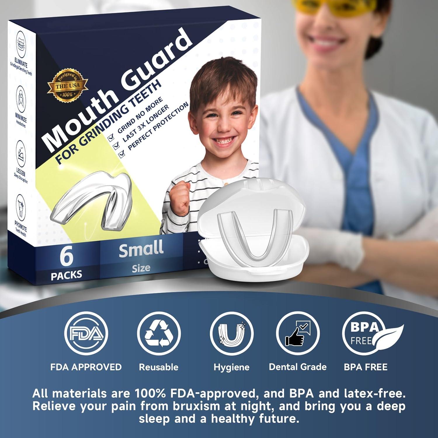 Paquete de 6 Protectores Bucales Mictaning para Niños