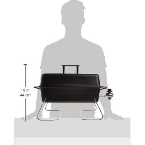 Parrilla Portátil Char-Broil de Gas 1 Quemador Acero Inoxidable